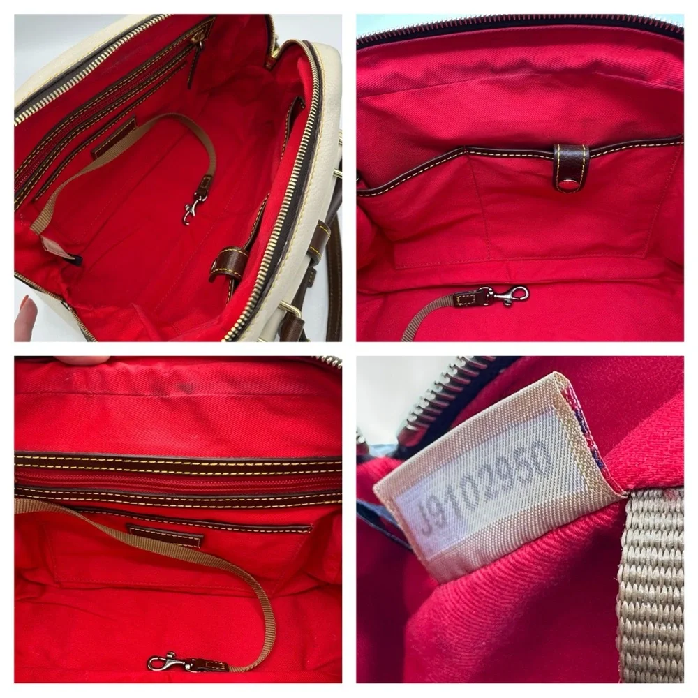 ⭐️⭐️SOLD⭐️⭐️ Dooney & Bourke Samba Leather Square Pocket Lock Satchel_12